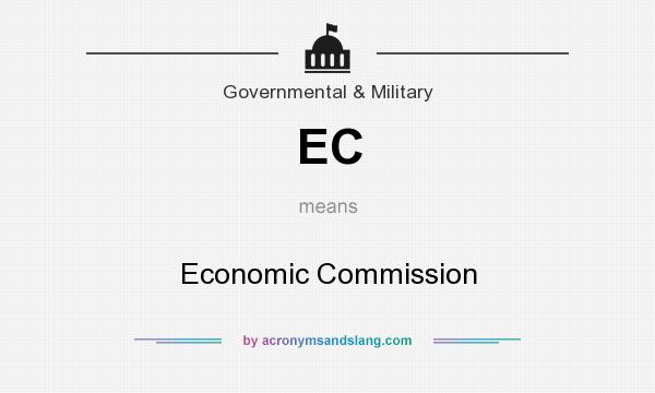 What does EC mean? It stands for Economic Commission