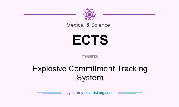 What does ECTS mean? It stands for Explosive Commitment Tracking System