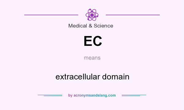 What does EC mean? It stands for extracellular domain