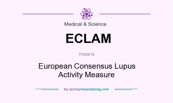 What does ECLAM mean? It stands for European Consensus Lupus Activity Measure