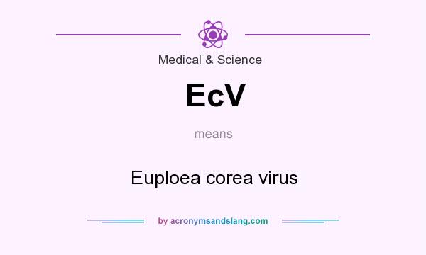 What does EcV mean? It stands for Euploea corea virus