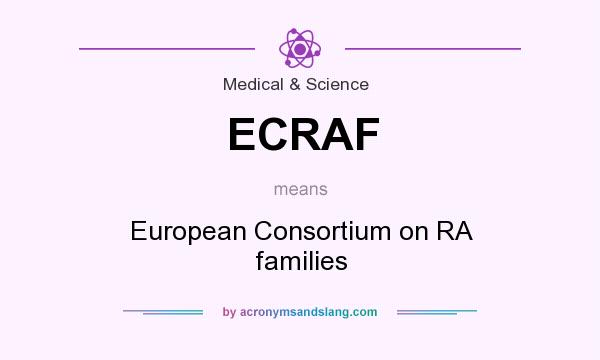 What does ECRAF mean? It stands for European Consortium on RA families