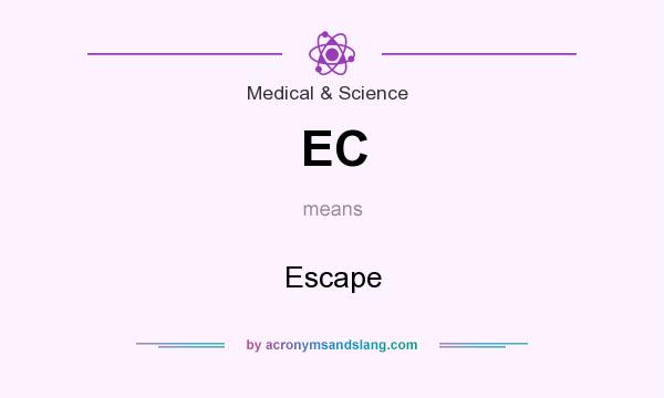 What does EC mean? It stands for Escape