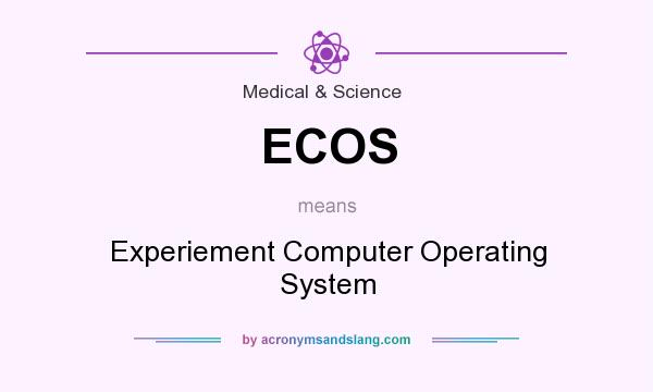 What does ECOS mean? It stands for Experiement Computer Operating System