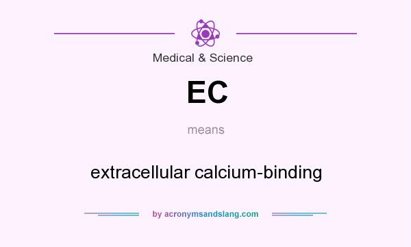 What does EC mean? It stands for extracellular calcium-binding