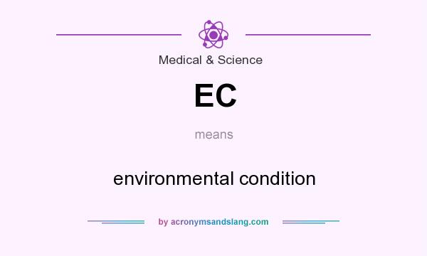 What does EC mean? It stands for environmental condition