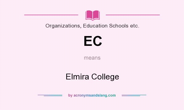 What does EC mean? It stands for Elmira College