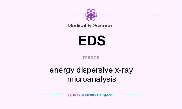 What does EDS mean? It stands for energy dispersive x-ray microanalysis