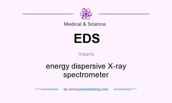 What does EDS mean? It stands for energy dispersive X-ray spectrometer