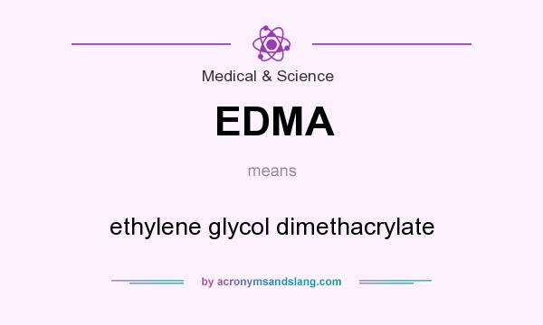 What does EDMA mean? It stands for ethylene glycol dimethacrylate