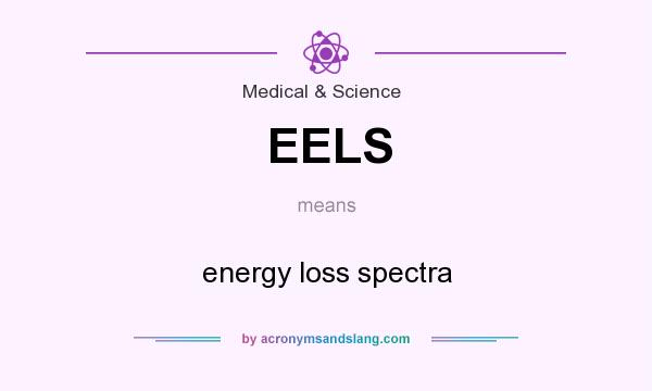 What does EELS mean? It stands for energy loss spectra