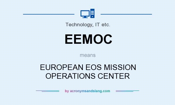 What does EEMOC mean? It stands for EUROPEAN EOS MISSION OPERATIONS CENTER