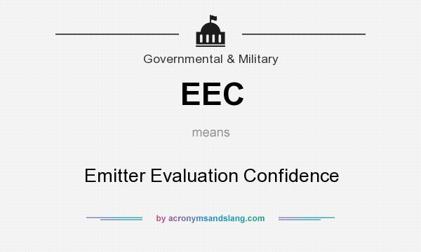 What does EEC mean? It stands for Emitter Evaluation Confidence