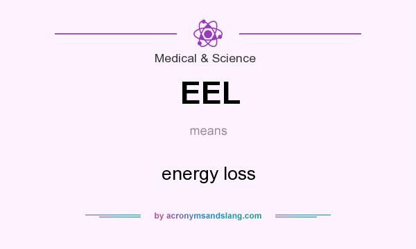 What does EEL mean? It stands for energy loss