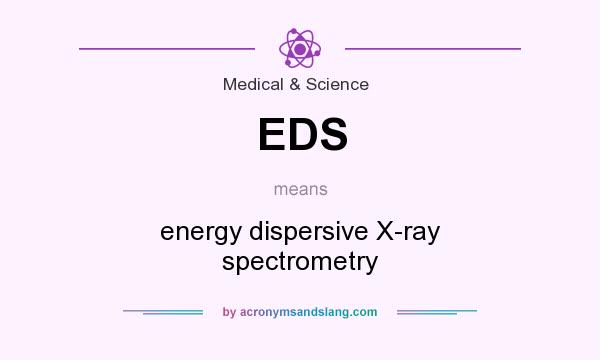 What does EDS mean? It stands for energy dispersive X-ray spectrometry