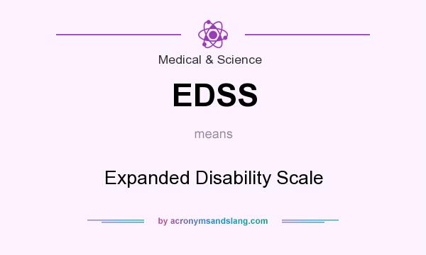 What does EDSS mean? It stands for Expanded Disability Scale
