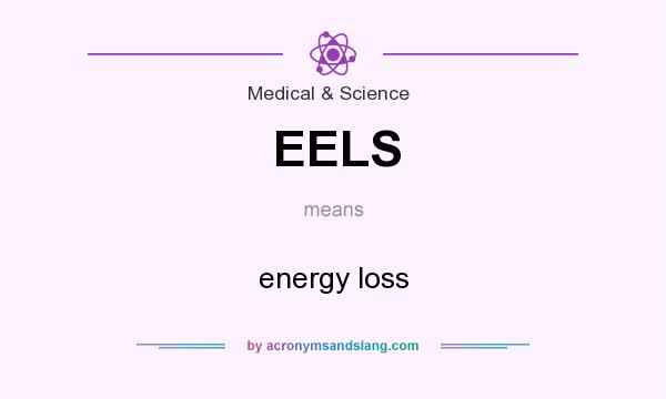 What does EELS mean? It stands for energy loss