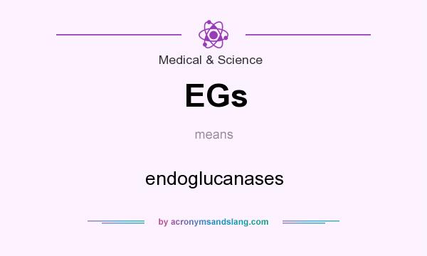 What does EGs mean? It stands for endoglucanases