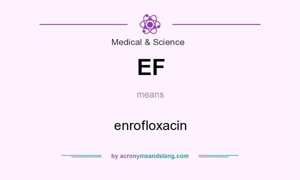 What does EF mean? It stands for enrofloxacin