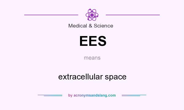 What does EES mean? It stands for extracellular space