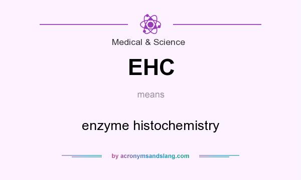 What does EHC mean? It stands for enzyme histochemistry