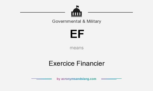 What does EF mean? It stands for Exercice Financier