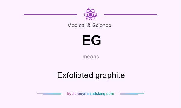 What does EG mean? It stands for Exfoliated graphite