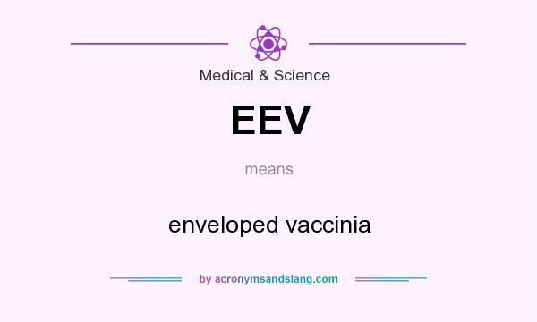 What does EEV mean? It stands for enveloped vaccinia