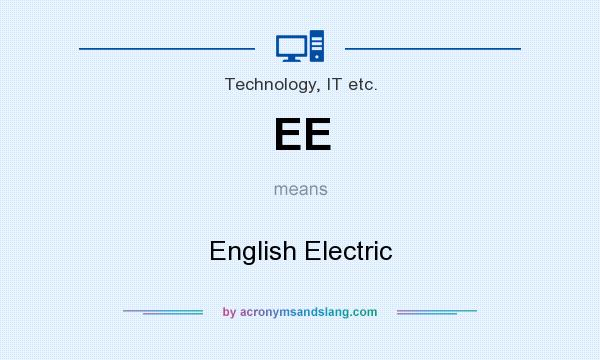 What does EE mean? It stands for English Electric