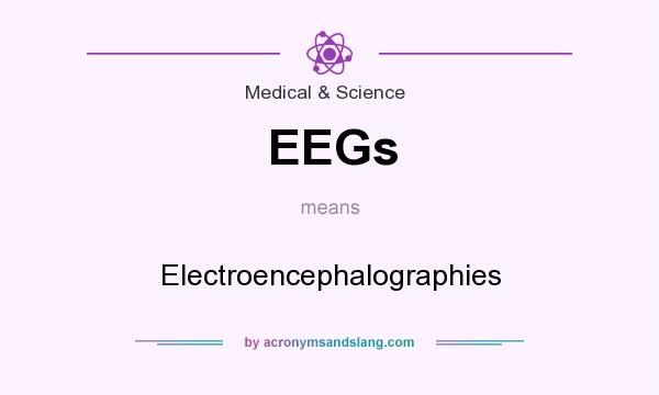What does EEGs mean? It stands for Electroencephalographies