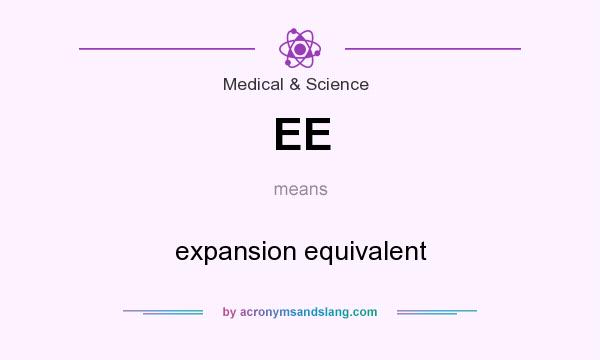 What does EE mean? It stands for expansion equivalent