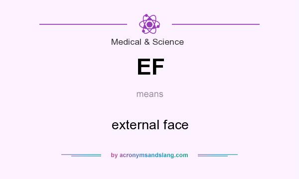 What does EF mean? It stands for external face