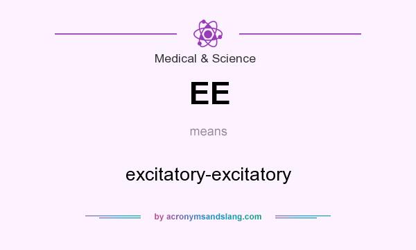 What does EE mean? It stands for excitatory-excitatory