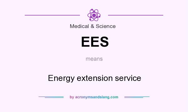 What does EES mean? It stands for Energy extension service