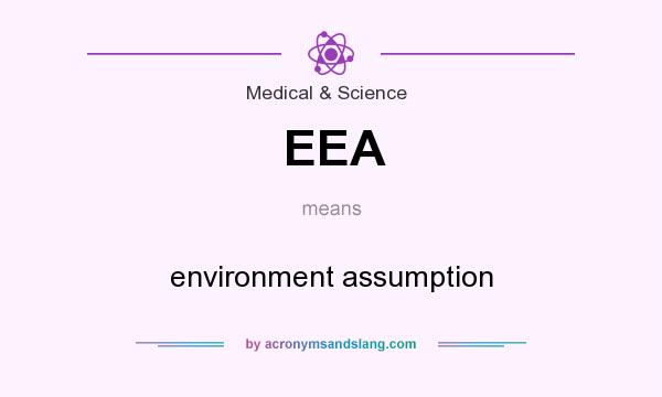 What does EEA mean? It stands for environment assumption