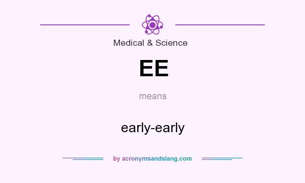 What does EE mean? It stands for early-early