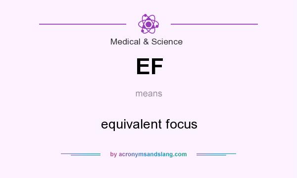 What does EF mean? It stands for equivalent focus