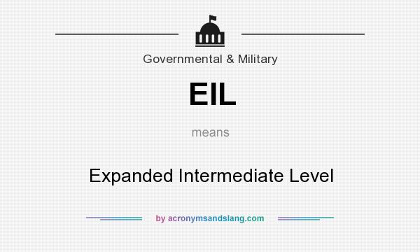 What does EIL mean? It stands for Expanded Intermediate Level