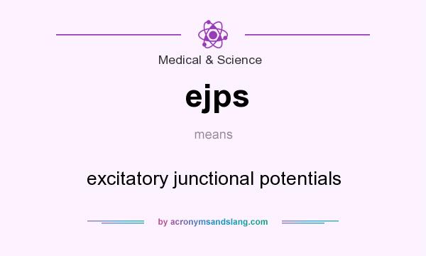 What does ejps mean? It stands for excitatory junctional potentials