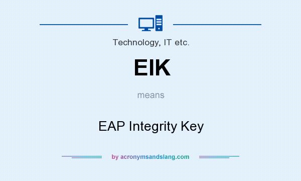 What does EIK mean? It stands for EAP Integrity Key