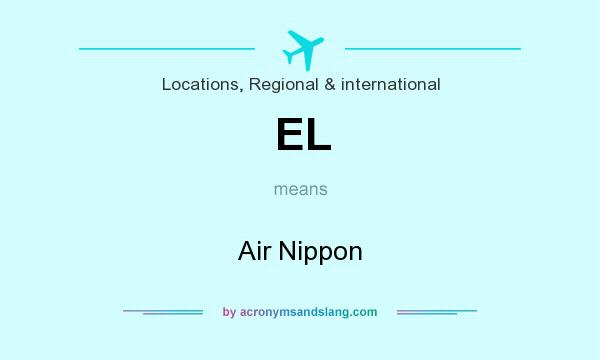 What does EL mean? It stands for Air Nippon