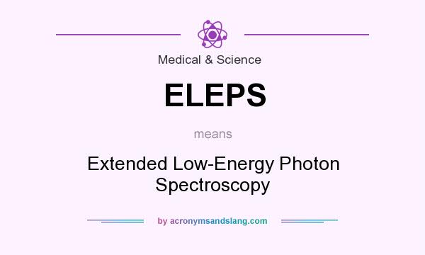 What does ELEPS mean? It stands for Extended Low-Energy Photon Spectroscopy