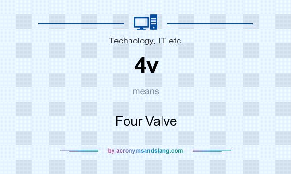 What does 4v mean? It stands for Four Valve