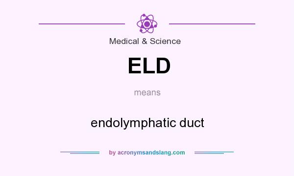 What does ELD mean? It stands for endolymphatic duct