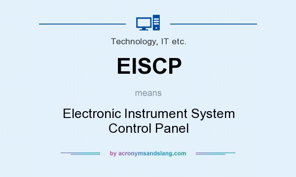 What does EISCP mean? It stands for Electronic Instrument System Control Panel