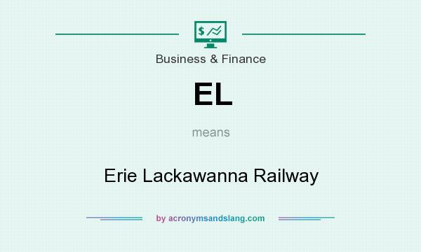 What does EL mean? It stands for Erie Lackawanna Railway
