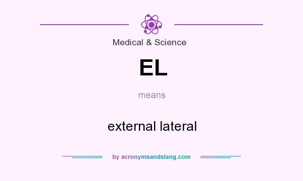 What does EL mean? It stands for external lateral