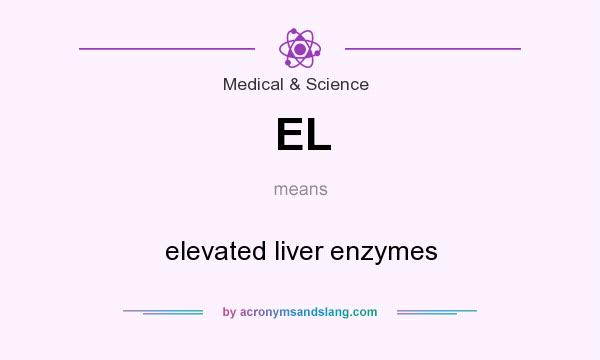 What does EL mean? It stands for elevated liver enzymes