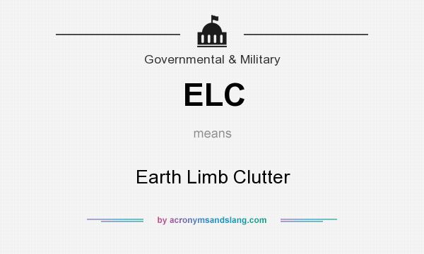What does ELC mean? It stands for Earth Limb Clutter