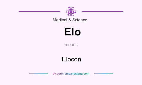 What does Elo mean? It stands for Elocon